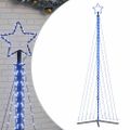 vidaXL LED vianočný stromček 495 LED modré 300,5 cm