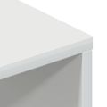 vidaXL TV skrinka biela 100x40x40 cm drevotrieska lesklá