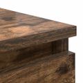 vidaXL Komoda dymový dub 37,5x35x76 cm spracované drevo