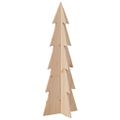 vidaXL Drevený vianočný stromček 112 cm masívna borovica