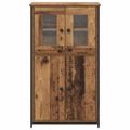 vidaXL Highboard Staré drevo 62 x 32 x 106,5 cm Kompozitné drevo