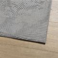vidaXL Koberec IZA, krátky vlas, škandinávsky vzhľad, sivý 100x200 cm