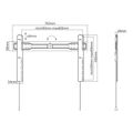 SBOX PLB-5746F, Fixný držiak na TV, 37"-70"