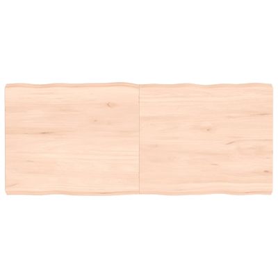 vidaXL Stolová doska 140x60x(2-6) cm neošetrený masív živé hrany