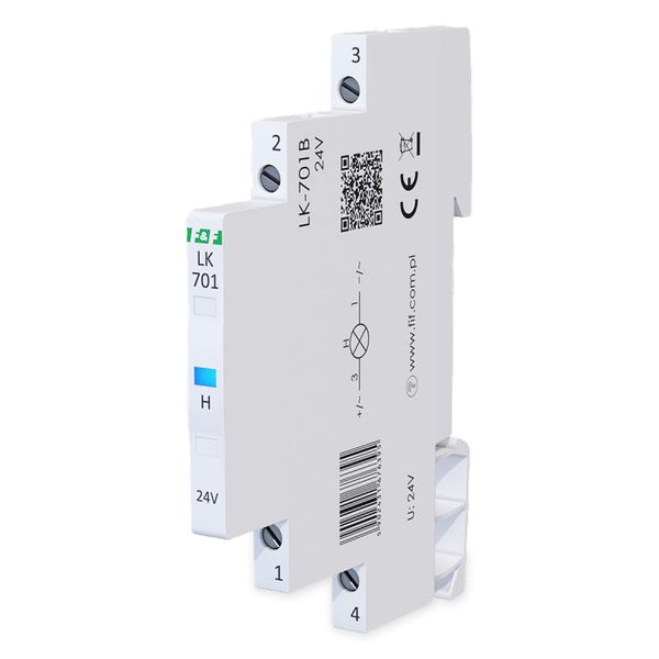 Signalizácia F&F LK-701B/24V AC/DC na DIN lištu