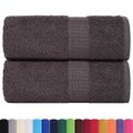 vidaXL Utierky na umývanie FROGN 2 ks antracitové 30x30 cm 360 g/m²