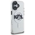 Puzdro Karl Lagerfeld pre iPhone 17 6,1" IML Choupette Sketch Logo MagSafe priehľadné