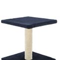 vidaXL Škrabadlo pre mačky, sisalový stĺpik 55 cm, tmavomodré