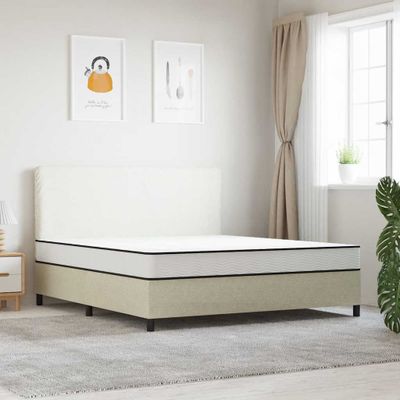 vidaXL Bonnell pružinový matrac stredne tvrdý 200x200 cm King Size