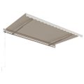 vidaXL Automatická zaťahovacia markíza 400x300 cm krémová