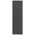 vidaXL Knižnica/deliaca stena sivá 104x33,5x110 cm masívna borovica