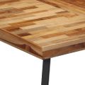 vidaXL Jedálenský stôl 120x62x76 cm tíkové masívne drevo