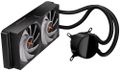 Krux vodný chladič CPU HydroX 240 ARGB / 2x120mm ARGB / PWM / AMD i Intel AiO vodné chladenie, 240mm radiátor, 2× 120mm PWM ARGB ventilátor, infinity mirror pumpa, Intel/AMD kompatibilita, čierne