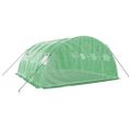 vidaXL Fóliovník s oceľovým rámom zelený 16 m² 4x4x2 m