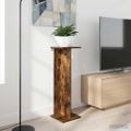 vidaXL Stojan na rastliny Dymový dub 25 x 25,5 x 80,5 cm