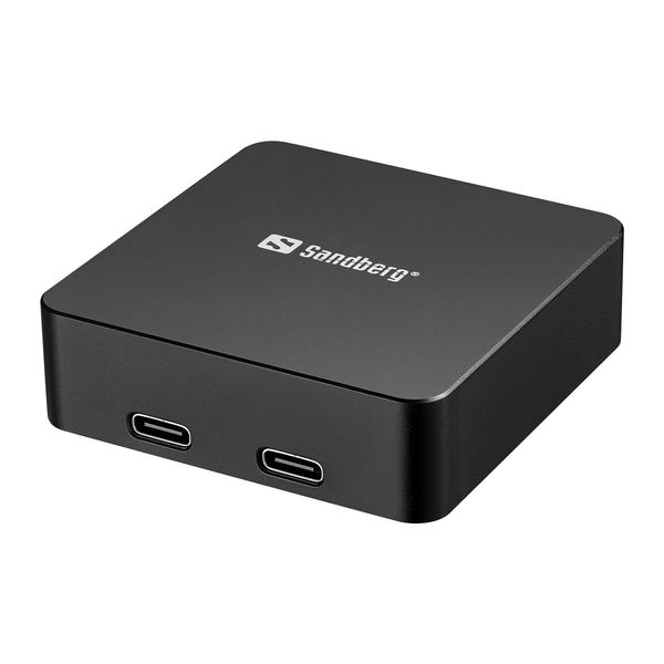 Sandberg 3in1 Magnet Powerbank 5000 mAh, magnetická powerbanka s bezdrôtovým nabíjaním, čierna