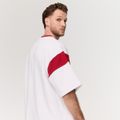 Tričko Premium Heavyweight Varsity White - GymBeam, veľkosť M