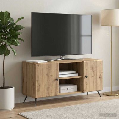 vidaXL TV skrinka 102 x 34,5 x 50 cm Dub artisan Kompozitné drevo
