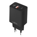 Nabíjačka Maxlife MXTC-13-20AC PD QC 1x USB-C 1x USB 20W čierna