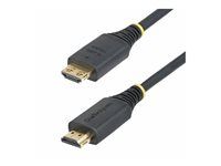 Startech 6ft High Speed HDMI kábel s uchopovacími konektormi, 4K 60Hz - Vysoká rýchlosť - HDMI kábel s ethernetom - HDMI s kolíkmi (samec) na HDMI s kolíkmi (samec) - 1,8 m - tienený - čierna - neobsahuje halogén, pasívny, podpora 4K60Hz, podpora 1080p 240Hz, podpora 2K144Hz