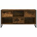 vidaXL TV skrinka 100 x 36 x 49,5 cm Dymová dub Kompozitné drevo