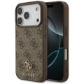 Puzdro Guess 4G Small Classic Logo MagSafe pre iPhone 17 Pro hnedé