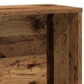 vidaXL Knižnica staré drevo 60x24x120 cm kompozitné drevo