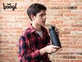 Tritanová fľaša na nápoje Black 800 ml