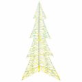 vidaXL Vianočný stromček 240 LED Teplá biela 180 cm PET