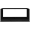 vidaXL Konferenčný stolík čierna 75x50x33,5 cm borovicový masív