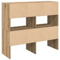 vidaXL Stojany na topánky 2 ks stohovateľné dub artisan 89,5x30x40 cm