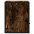 vidaXL Nástenné nočné stolíky 2 ks dymový dub 40x31x39,5 cm