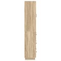 vidaXL Sada skríň 2 ks 66 x 34,5 x 87 cm Kompozitné drevo Dub sonoma