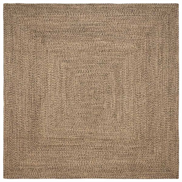 vidaXL Kusové koberce Prírodná a čierna 300 x 300 cm Juta