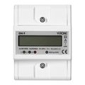 Elektromer 3F na DIN lištu trojfázový VIRONE EM-9 digitálny