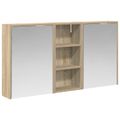 vidaXL Set kabinetov do kúpeľne 3 ks 116 x 16 x 62,5 cm