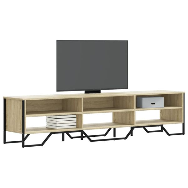 vidaXL TV skrinka dub sonoma 180x34x41 cm kompozitné drevo