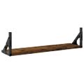 vidaXL Nástenné police 2 ks dymový dub 60x15x15,5 cm