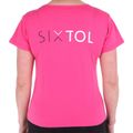 Tričko dámske T-SHIRT, ružová, veľkosť M, 100 % bavlna SIXTOL