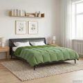 vidaXL Prikrývka na celý rok 220 x 260 cm 4 ročné obdobia Zelená