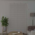 vidaXL Rímske žalúzie Biela 220 x 130 cm Hliník