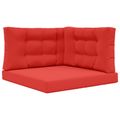 vidaXL Vankúš na vonkajšiu pohovku Polyester Červená 80 x 80 cm