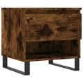 vidaXL Konferenčné stolíky 2 ks dymový dub 50x46x50cm kompozitné drevo