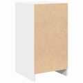 vidaXL Servírovacia skriňa Biela 40 x 40.5 x 75 cm Kompozitné drevo