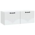 vidaXL Nástenná TV skrinka Biela 78,5 x 31 x 30 cm Kompozitné drevo