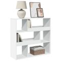 vidaXL Deliaca stena biela 100x33x94,5 cm kompozitné drevo