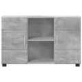 vidaXL Servírovacia skriňa FLORIN 88,5 x 30,5 x 55,5 cm Betónová šedá