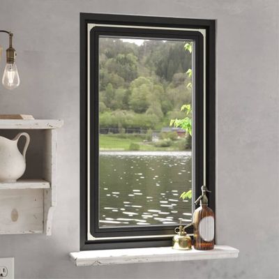 vidaXL Magnetická okenná sieťka proti hmyzu biela 80x140 cm