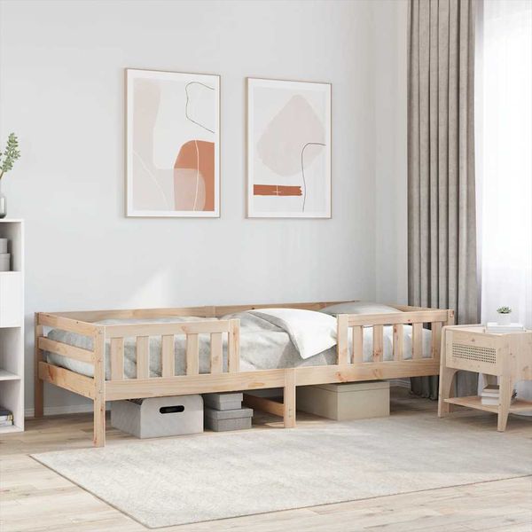 vidaXL Posteľný rám bez matraca 80x200 cm borovicový masív