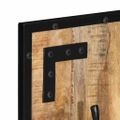 vidaXL Vešiak na kabáty 35x8x110 cm surový mangovníkový masív